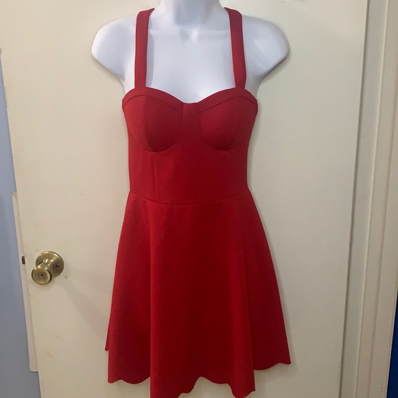 Red Hot Material Girl Dress Size Small - Picture 1 of 5